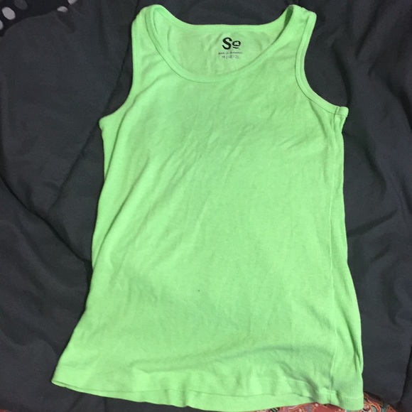 SO Other - ⭐️ Lightly used girls SO green tank top